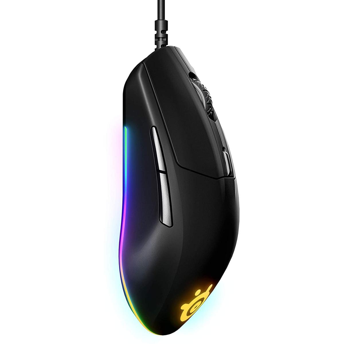 SteelSeries Rival 3 – Optical Gaming Mouse, 8,500 CPI, 6 Programmable Buttons, RGB Lighting