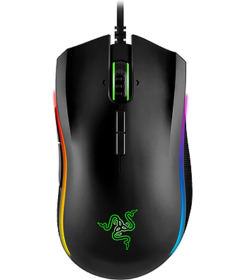 Razer Mamba Elite – Wired Gaming Mouse, 16,000 DPI, 7 Programmable Buttons, RGB Chroma