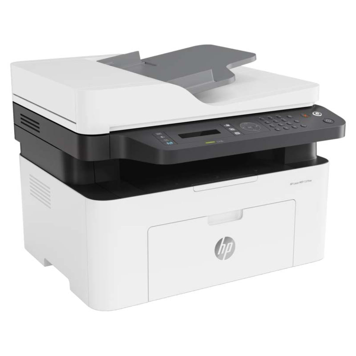 HP Laser MFP 137fnw – Mono 4-in-1, 21 ppm, 1200×1200 dpi, A4, Wi-Fi & Ethernet