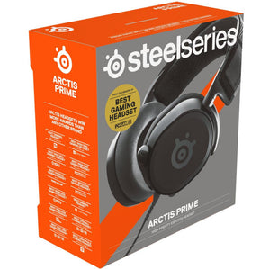 Steelseries Arctis Prime gaming headset packaging on a white background