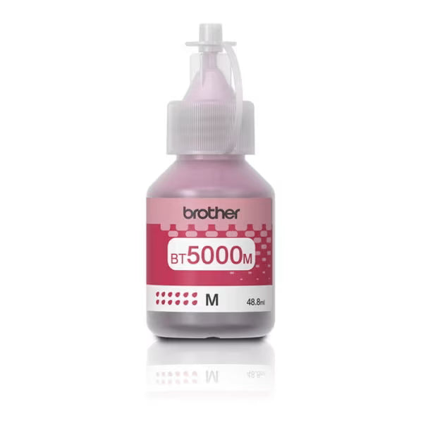 Brother BT5000M Magenta Original Ink Bottle – Genuine Brother High-Yield Ink