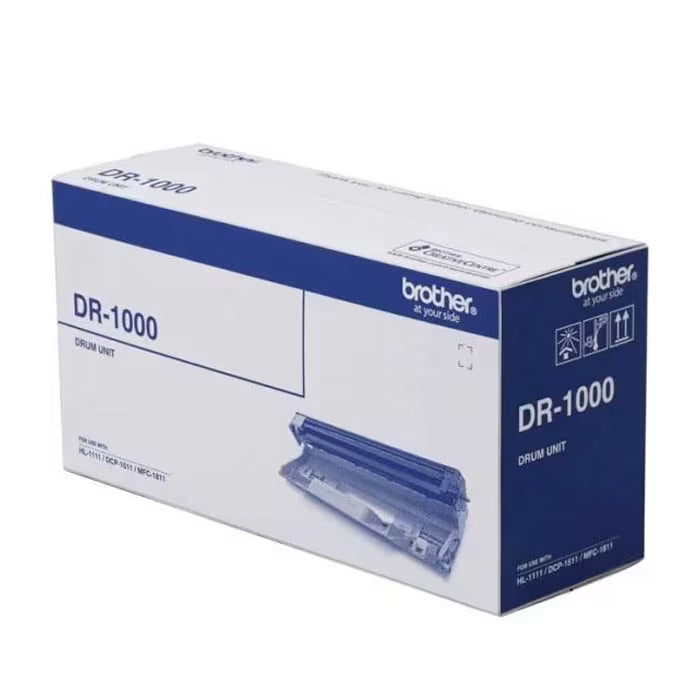 Brother DR-1000 Black Original Drum Unit – Genuine Brother Laser Drum