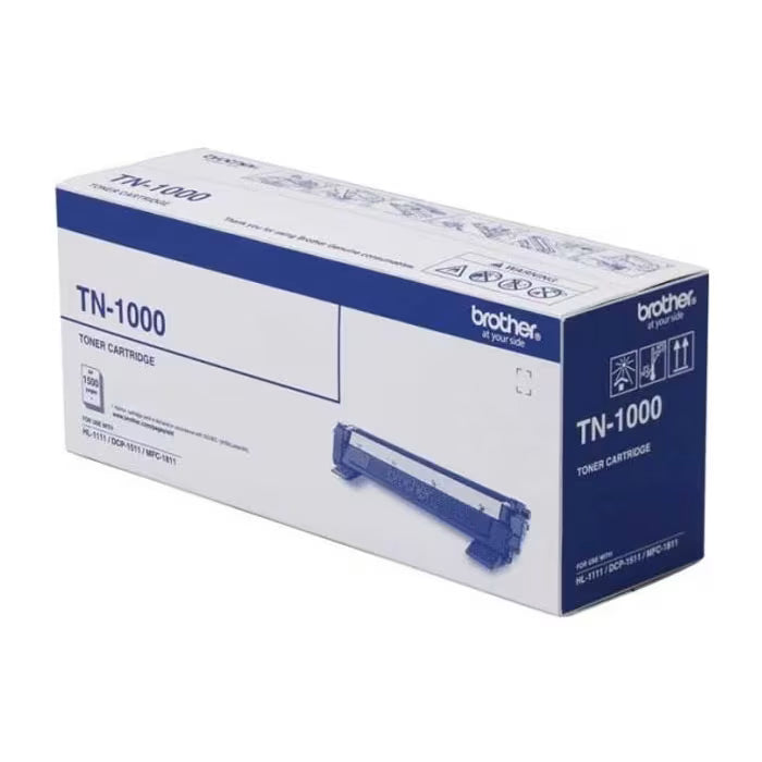 Brother TN-1000 Black Original Toner – Genuine Brother Cartridge