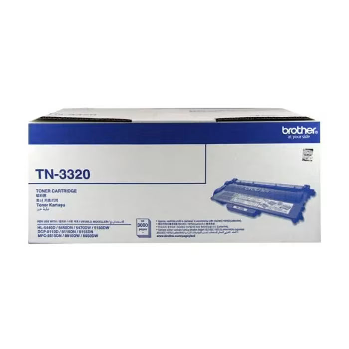 Brother TN-3320 Black Original Toner – Genuine Brother High Yield Cartridge