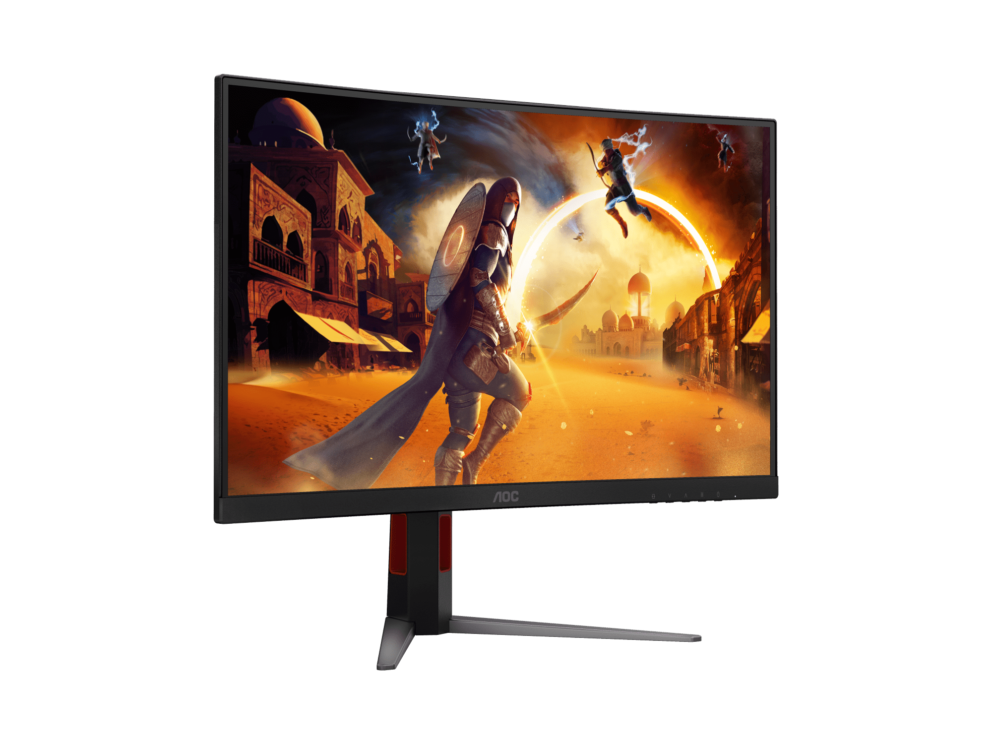 AOC CQ27G4/56 – 27″ Curved QHD Gaming Monitor, 180 Hz, 0.5 ms, Adaptive Sync