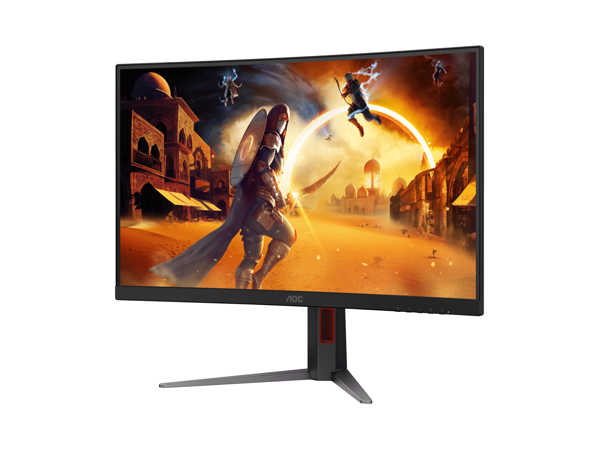 AOC CQ27G4/56 – 27″ Curved QHD Gaming Monitor, 180 Hz, 0.5 ms, Adaptive Sync
