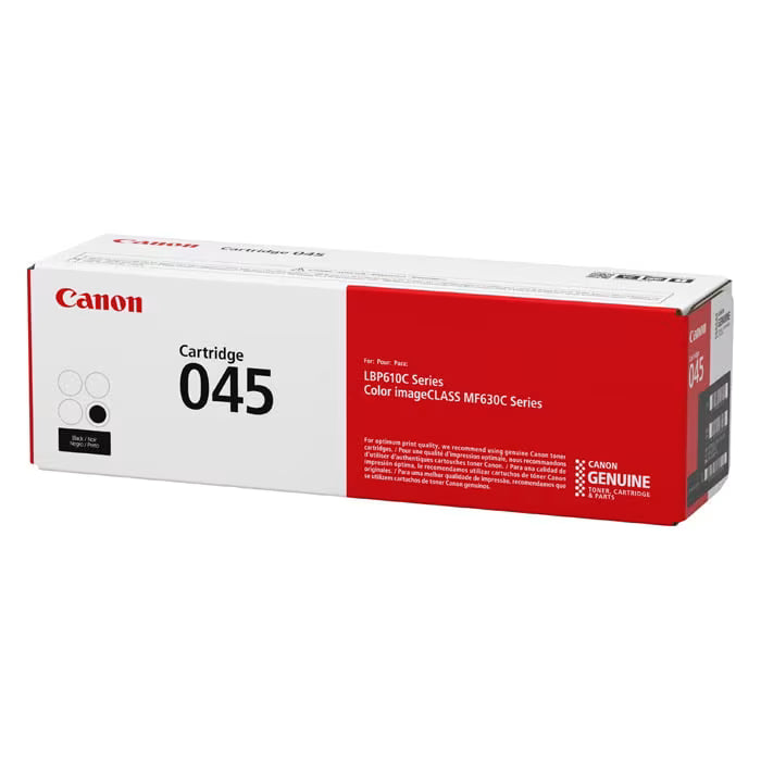 Canon 045 Black Original Toner Cartridge – Genuine Canon Laser Toner