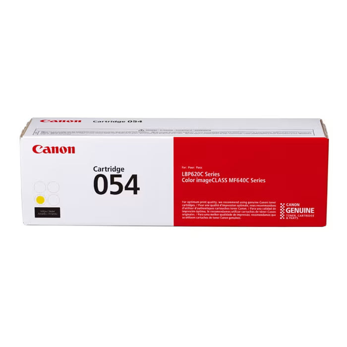 Canon 054 Yellow Original Toner Cartridge – Genuine Canon Laser Toner