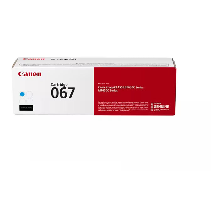 Canon 067 Cyan Original Toner Cartridge – Genuine Canon Laser Toner