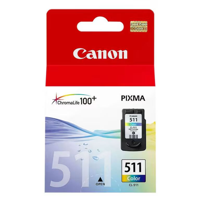 Canon CL-511 Colour Ink Cartridge (2972B001AA) – Original Canon Ink