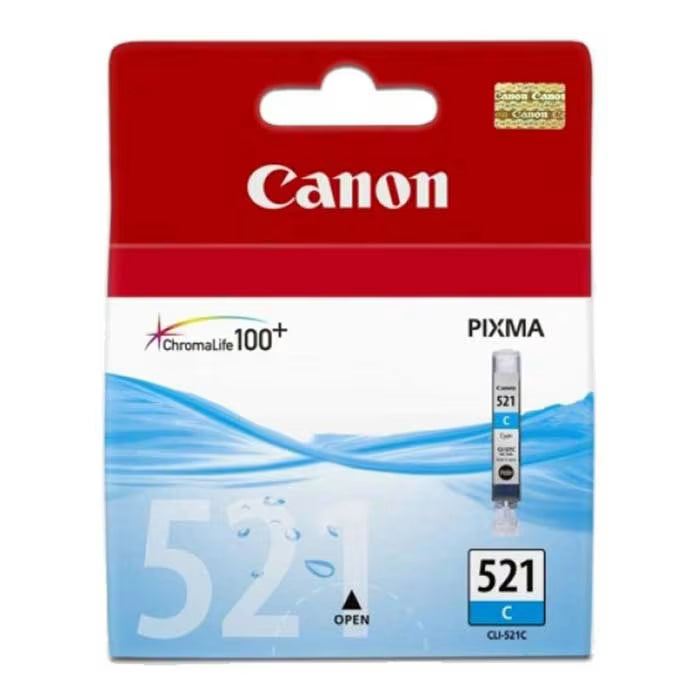Canon CLI-521C Cyan Original Ink Cartridge – Genuine Canon Ink