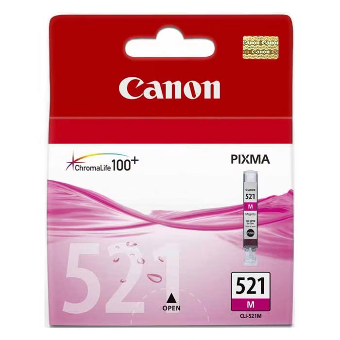 Canon CLI-521M Magenta Original Ink Cartridge (2935B001AA) – Genuine Canon Ink