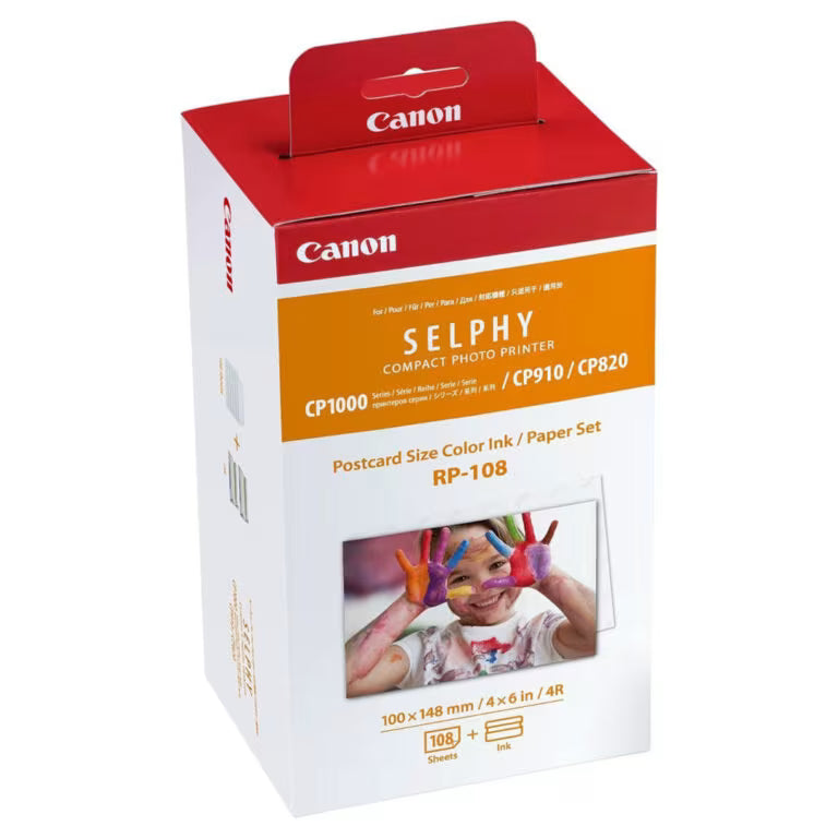 Canon RP-108 Ink and Paper Set – Original Canon High-Quality Printing