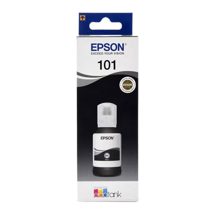 Epson 101 High Yield Black Original Ink Bottle (C13T03V14A, 127ml) – Genuine Epson Ink