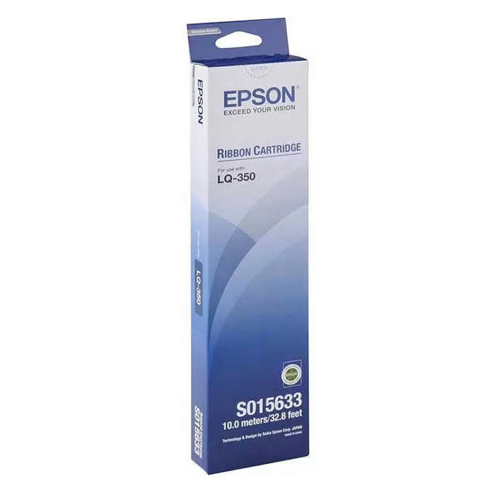 Epson LQ-350 Black Original Ribbon Cartridge (C13S015633) – Genuine Epson Ribbon