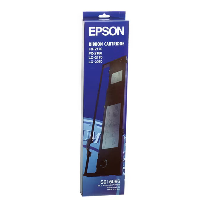 Epson S015086 Black Original Ribbon Cartridge (C13S015086) – Genuine Epson Ribbon