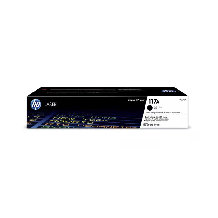 HP 117A Black Original Toner Cartridge (W2070A) – Genuine HP Toner