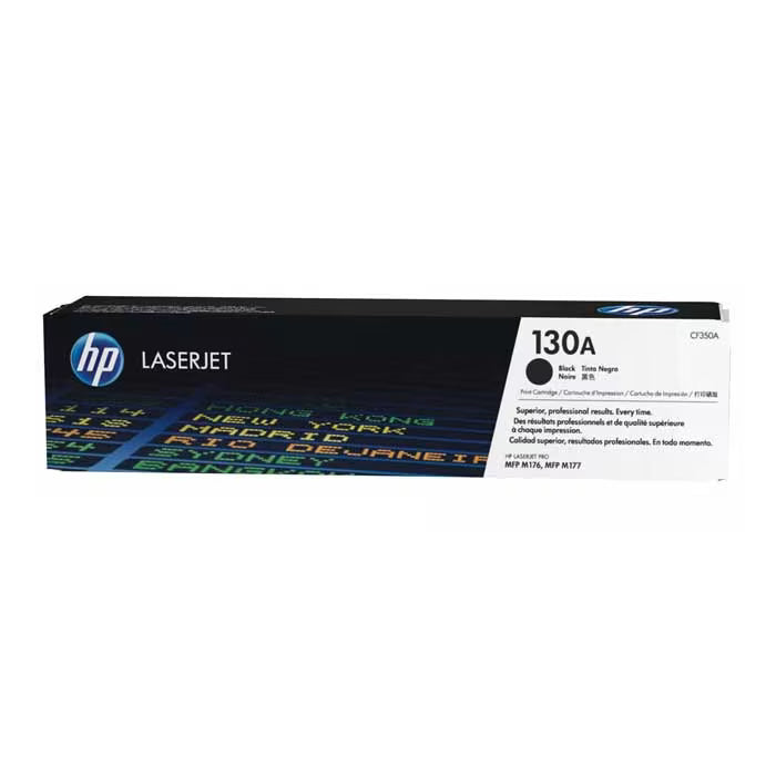 HP 130A Black Original Toner Cartridge (CF350A) – Genuine HP Toner