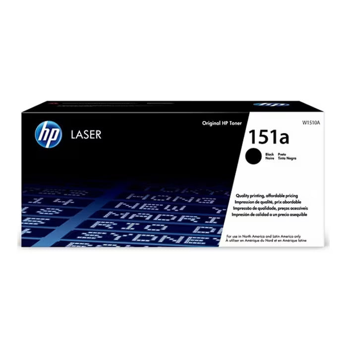 HP 151A Black Original Toner Cartridge (W1510A) – Genuine HP LaserJet Toner
