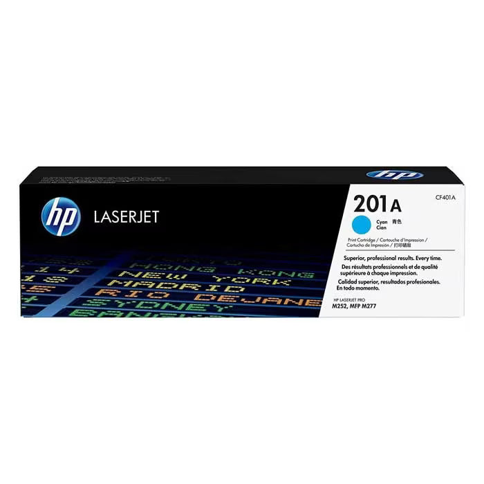 HP 201A Cyan Original Toner Cartridge (CF401A) – Genuine HP Toner