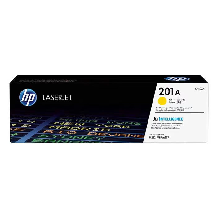 HP 201A Yellow Original Toner Cartridge (CF402A) – Genuine HP Toner