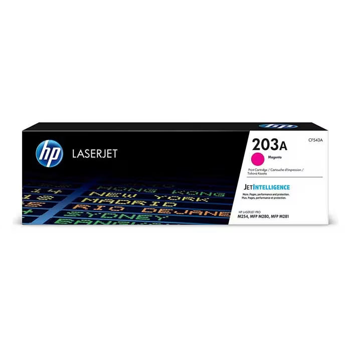 HP 203A Magenta Original Toner Cartridge (CF543A) – Genuine HP Toner