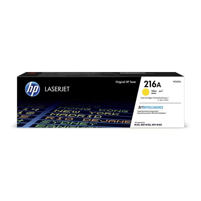 HP 216A Yellow Original Toner Cartridge (W2412A) – Genuine HP Toner