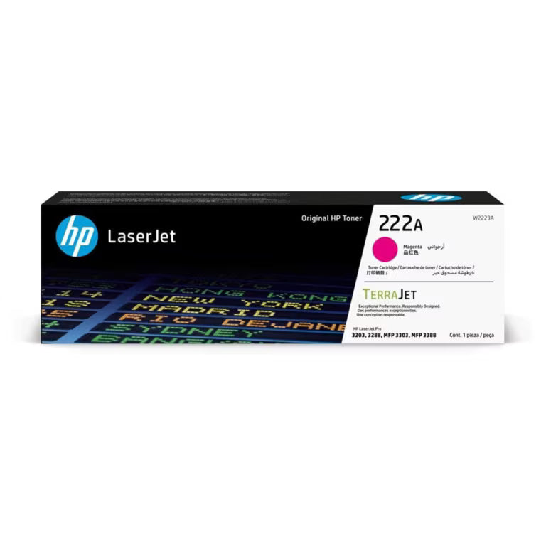 HP 222A Magenta Original Toner Cartridge (W2223A) – High Quality Printing