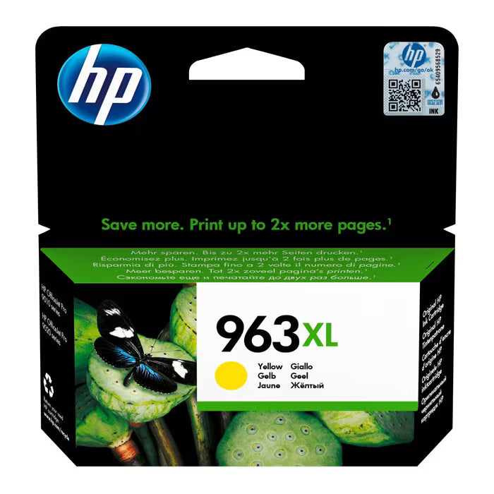 HP 963XL Yellow Original Ink Cartridge (3JA29AE) – Genuine HP Ink