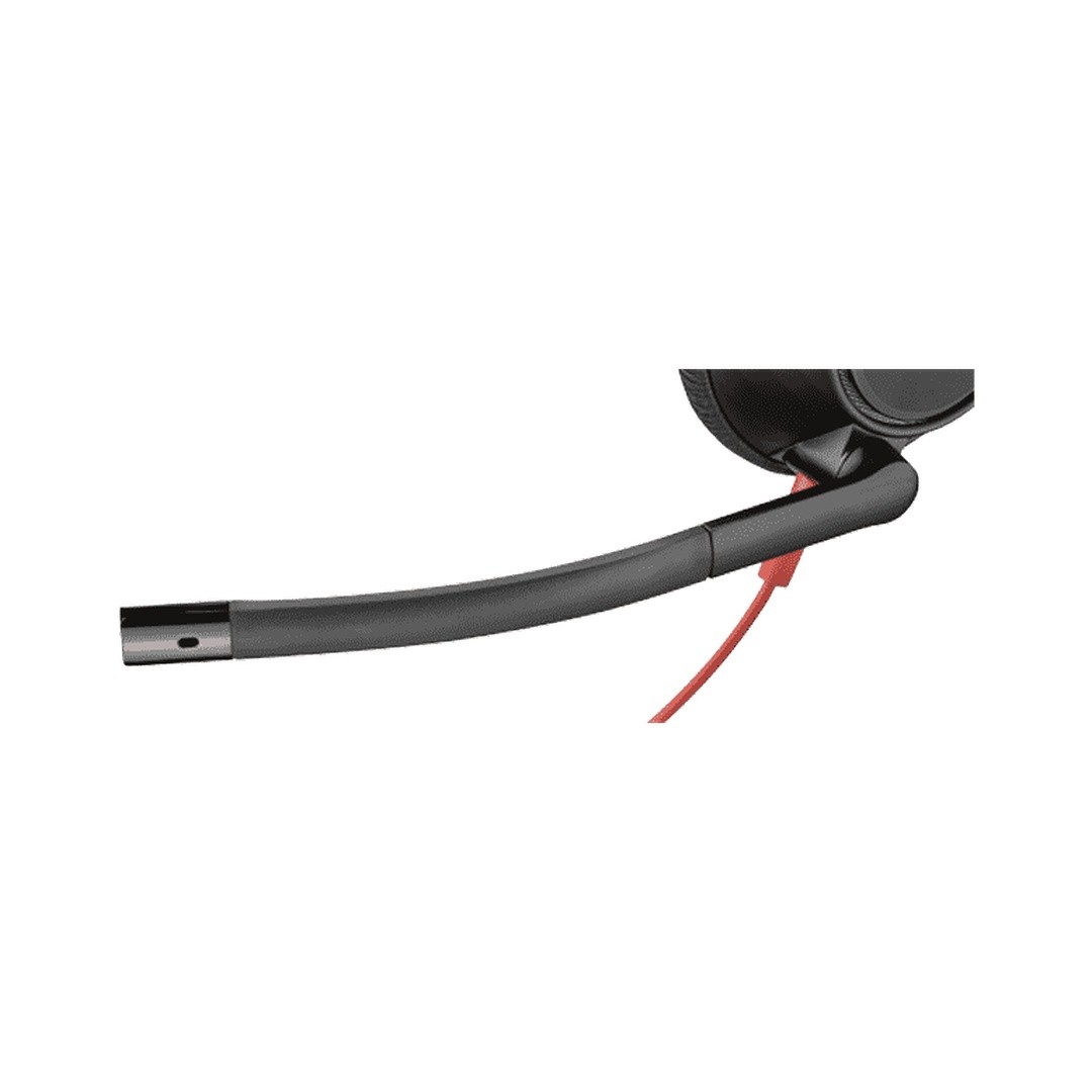 Poly Blackwire 5220 Stereo USB-C Headset with 3.5mm and USB-A Adapter