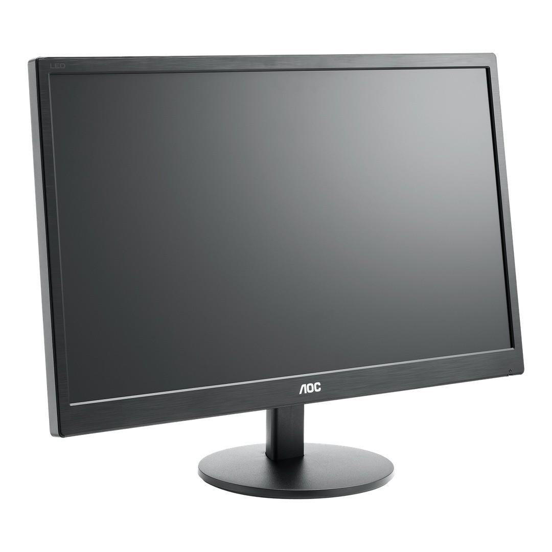 AOC E2070SWN 19.5" TN Monitor – HD+, 60Hz, VGA, Black