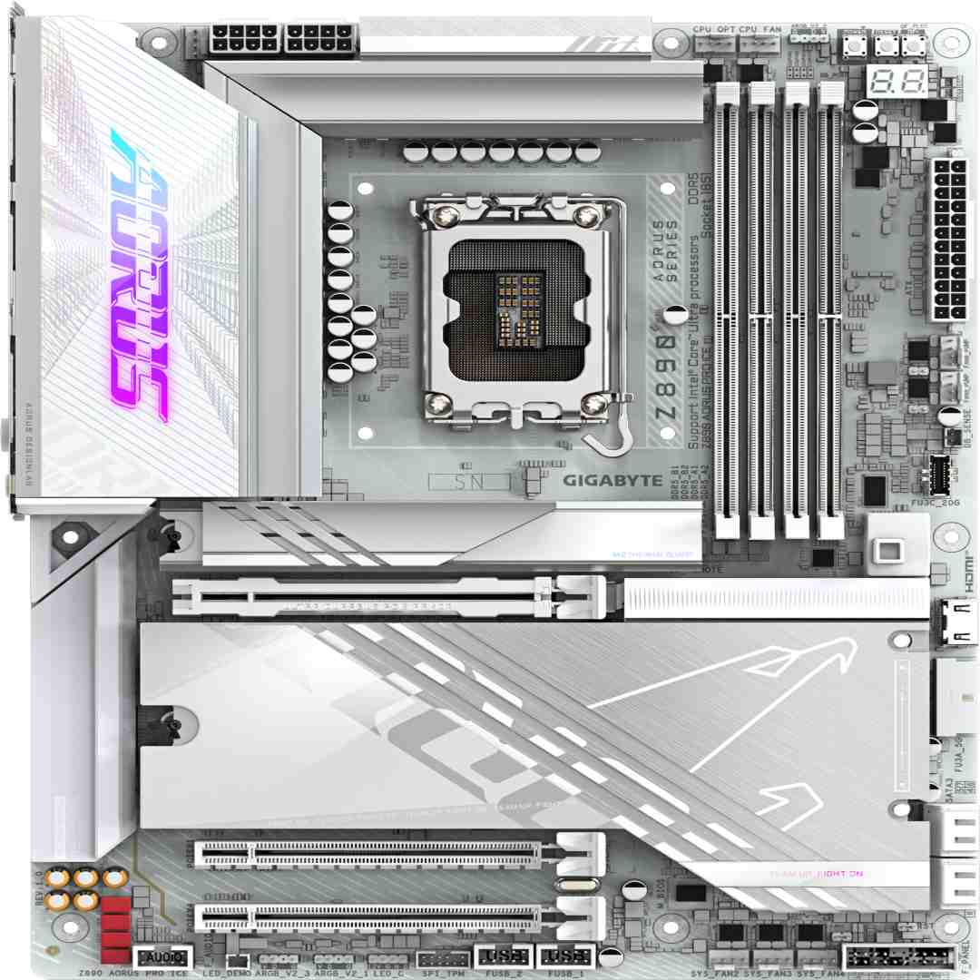 GIGABYTE Z890 AORUS PRO ICE Intel Socket 1851 ATX Motherboard, WiFi 7 (BE200)