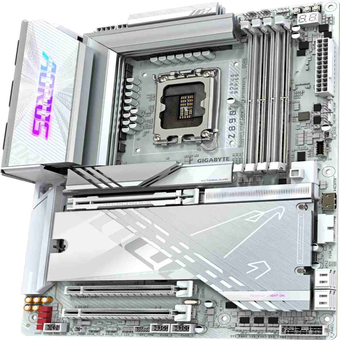 GIGABYTE Z890 AORUS PRO ICE Intel Socket 1851 ATX Motherboard, WiFi 7 (BE200)
