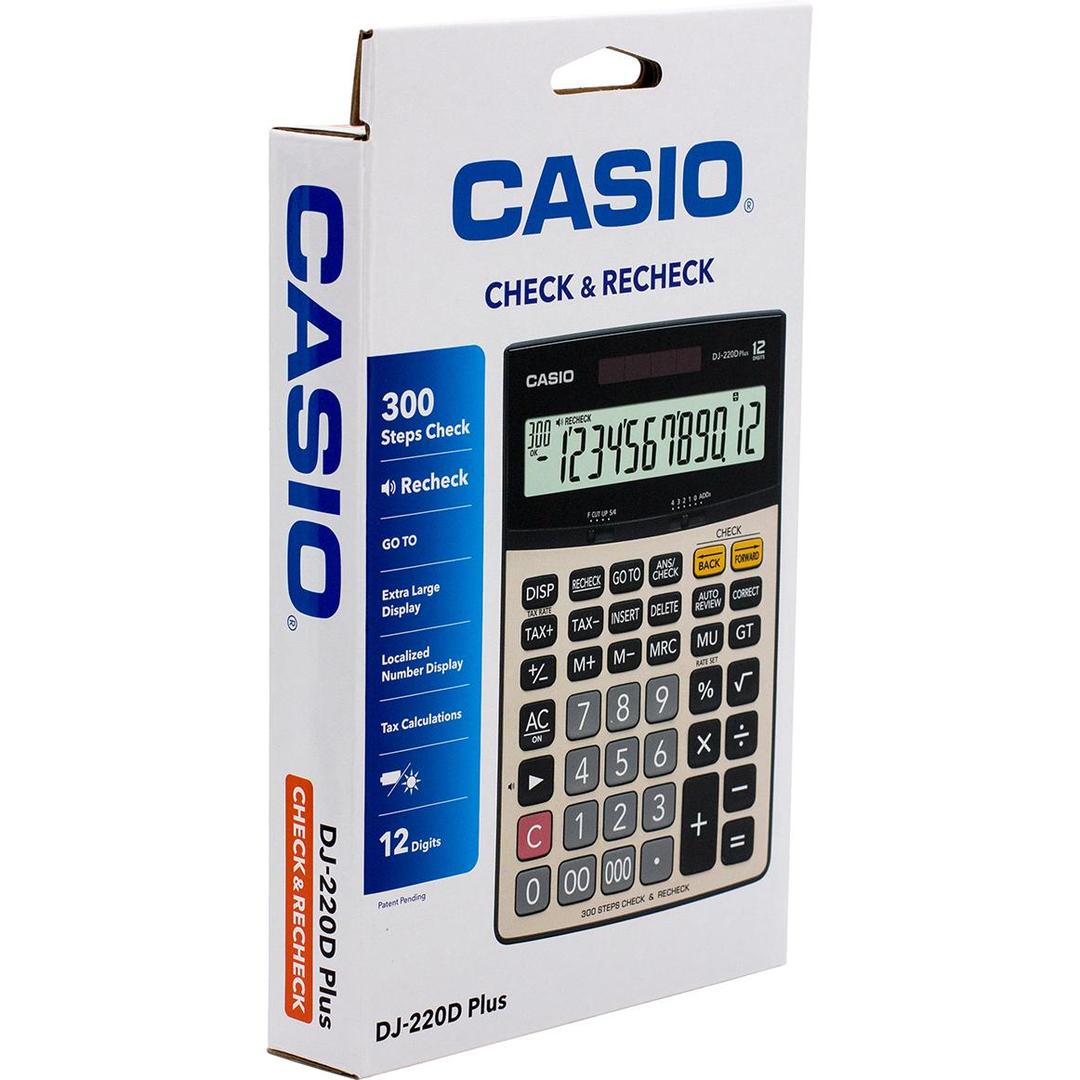 Casio DJ-220D Plus Desktop Calculator (12-Digit)
