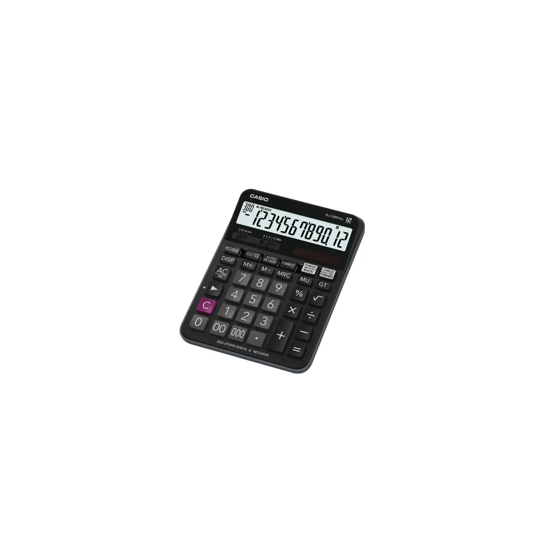 Casio DJ-120D Plus 12-Digit Check & Correct Desktop Calculator