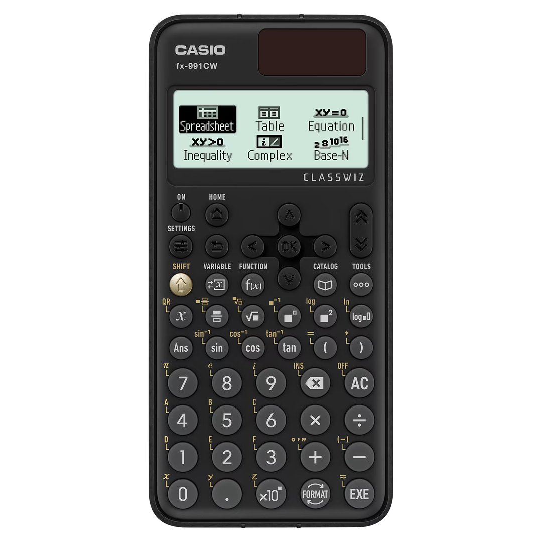 Casio fx-991CW ClassWiz Advanced Scientific Calculator, 540+ Functions, QR Code Visualization