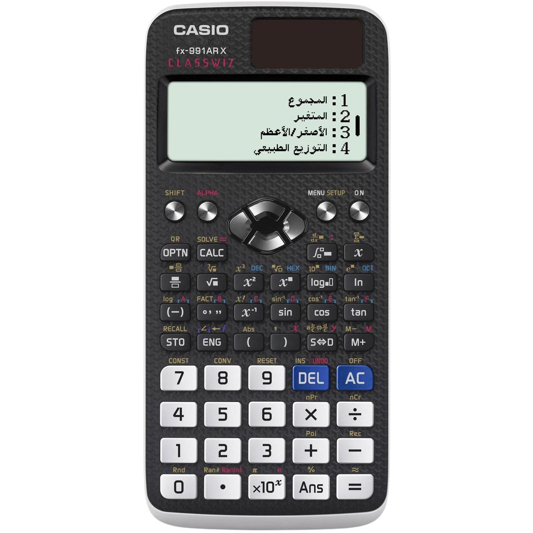 Casio fx-991AR X ClassWiz Scientific Calculator – Arabic Edition, 542 Functions, Solar & Battery