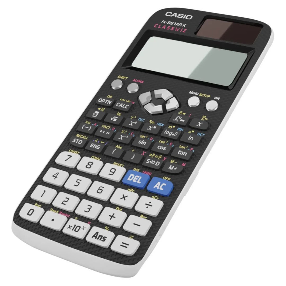 Casio fx-991AR X ClassWiz Scientific Calculator – Arabic Edition, 542 Functions, Solar & Battery