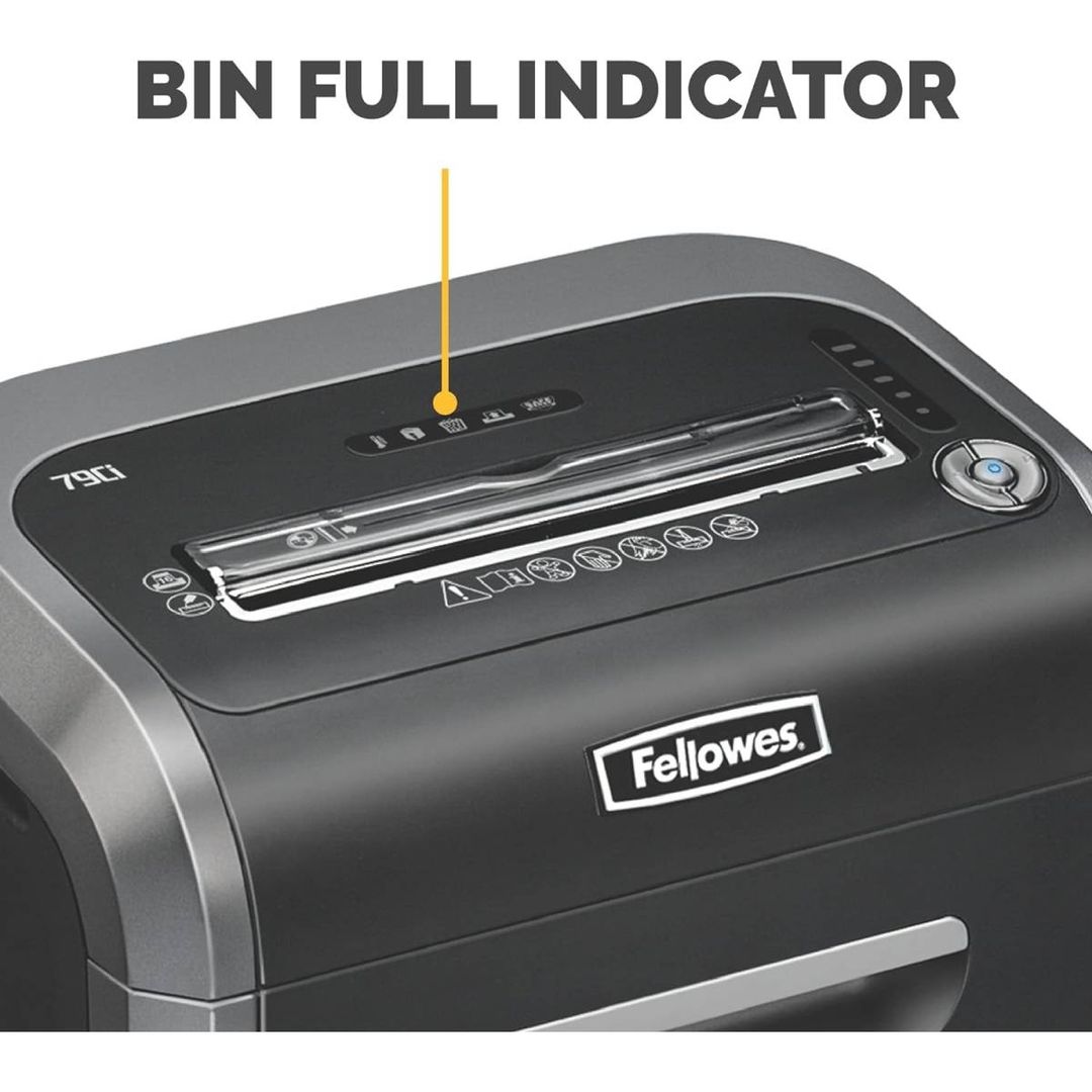 Fellowes PowerShred 79Ci Cross-Cut Paper Shredder, 16-Sheet Capacity