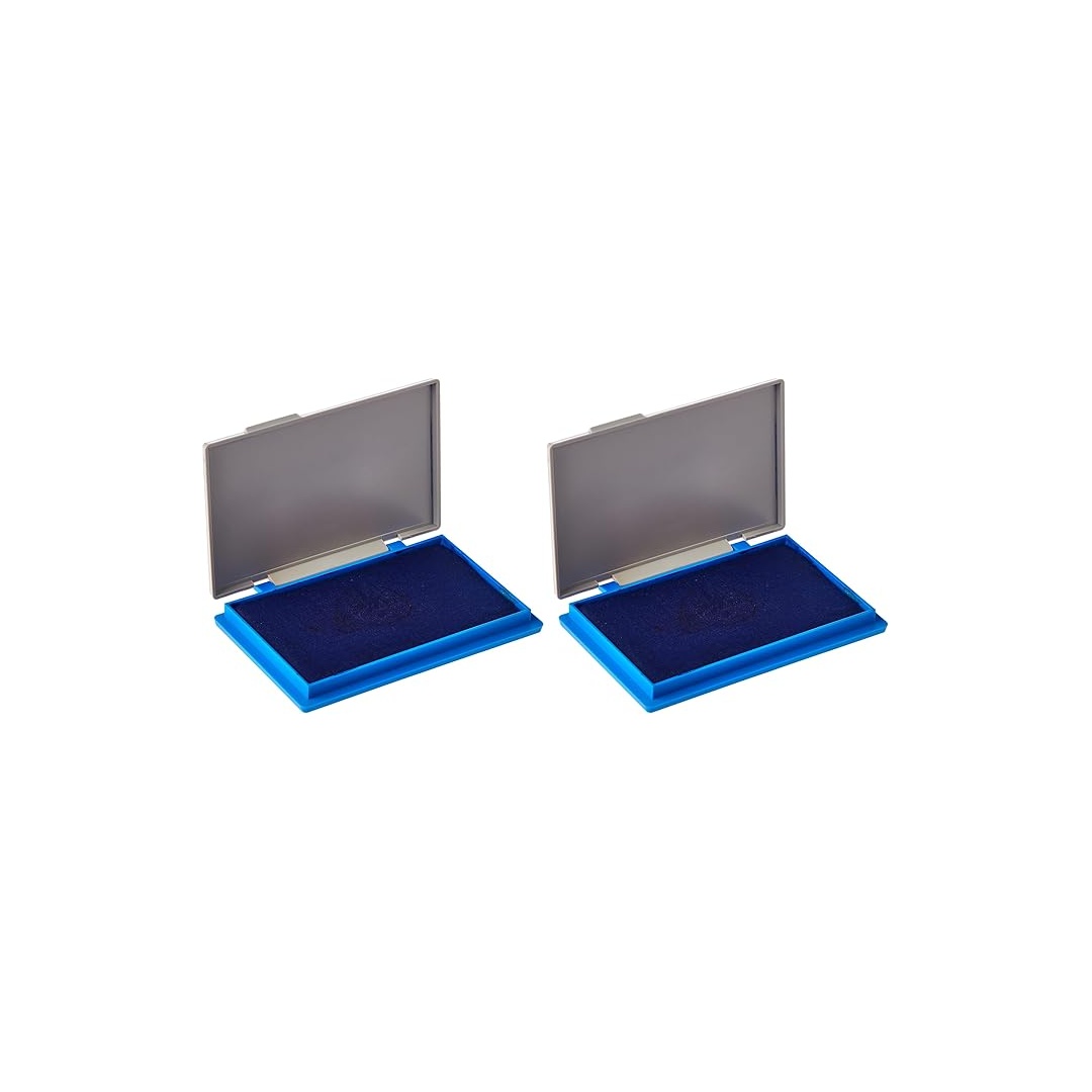 Pelikan Stamp Pad No. 2, Plastic Case – Blue Ink (11x7 cm)