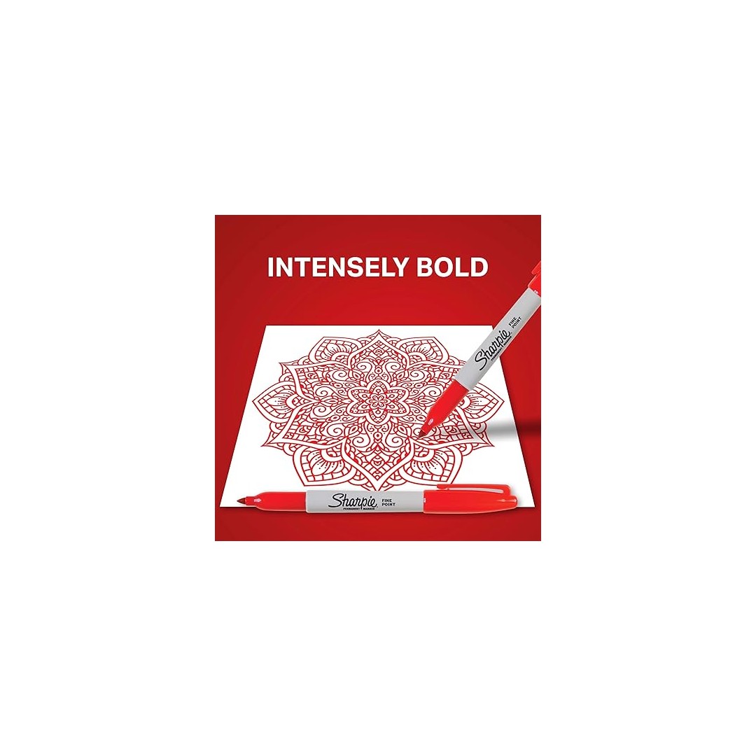 Sharpie 30002 Fine Point Permanent Marker – Red