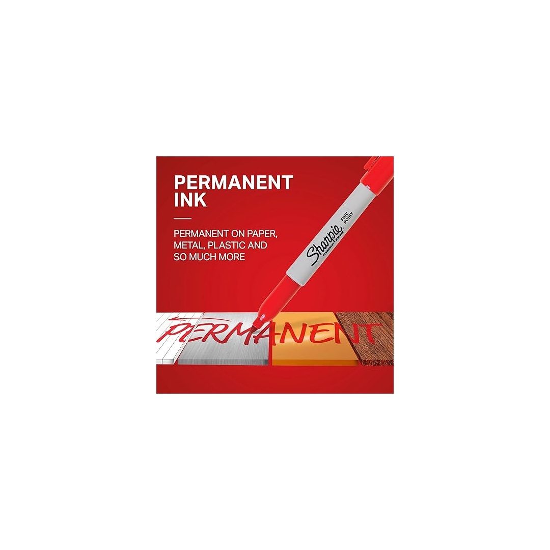 Sharpie 30002 Fine Point Permanent Marker – Red