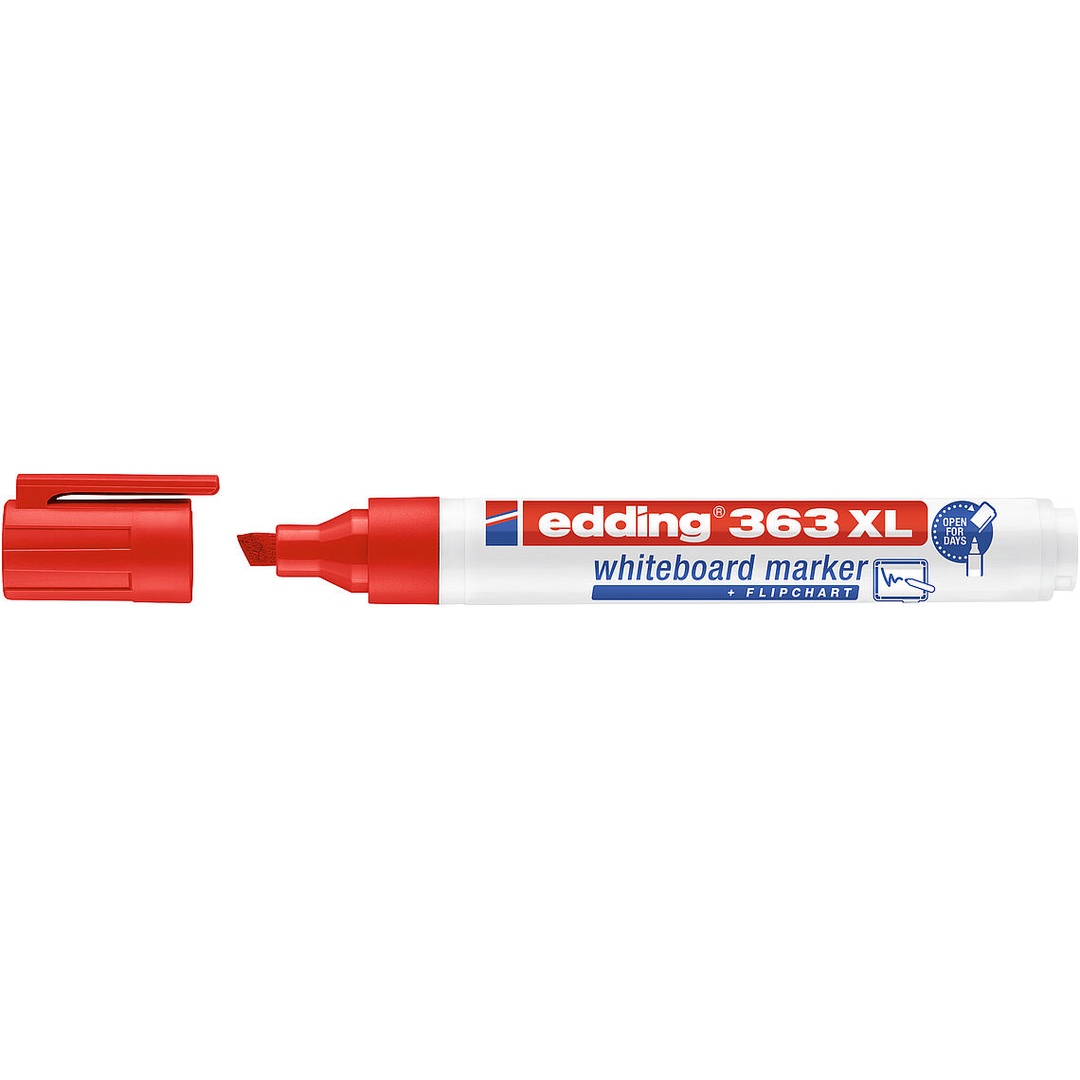 edding 363 XL Whiteboard & Flipchart Marker – Chisel Tip 1–5 mm – Refillable – Made in Germany