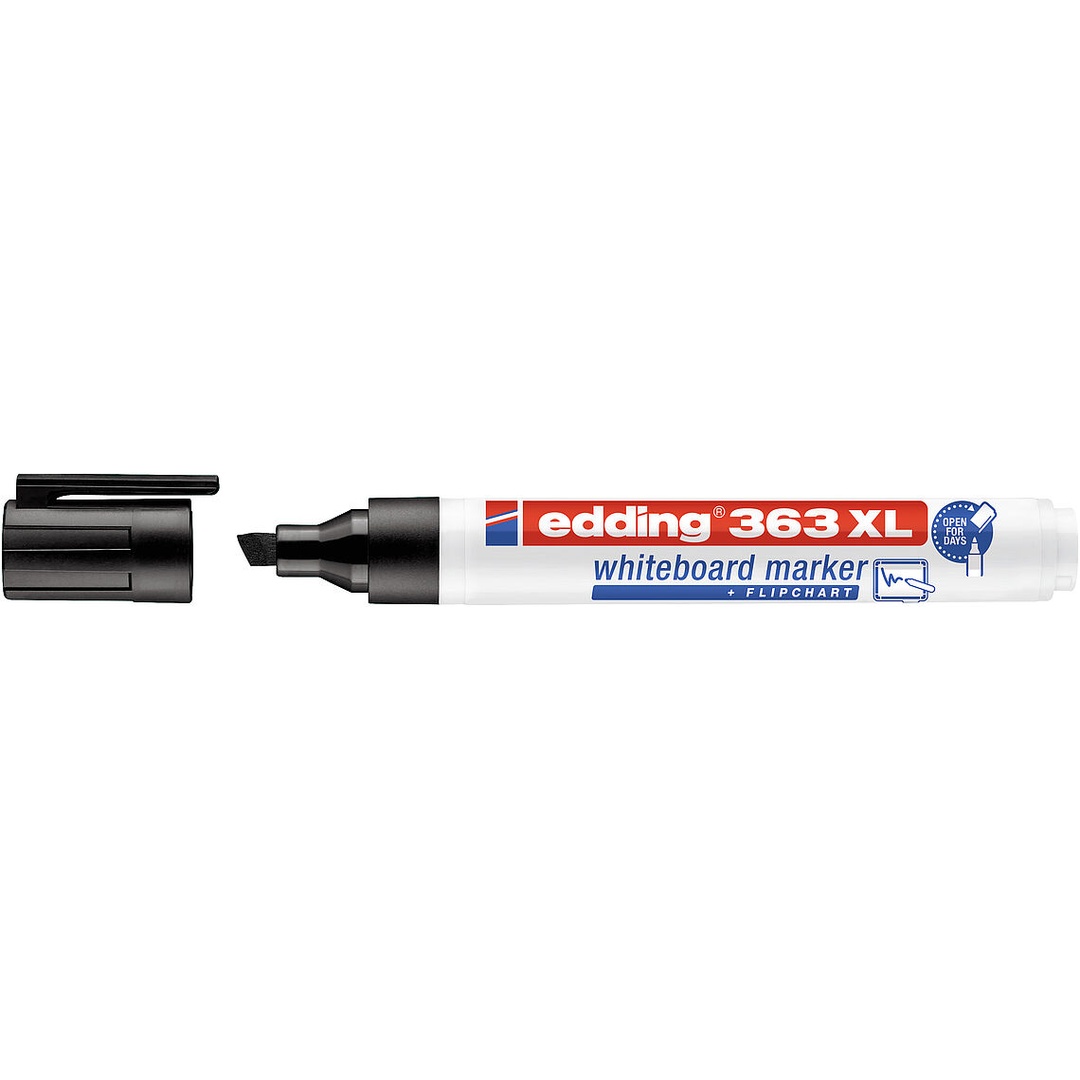 edding 363 XL Whiteboard & Flipchart Marker – Chisel Tip 1–5 mm – Refillable – Made in Germany