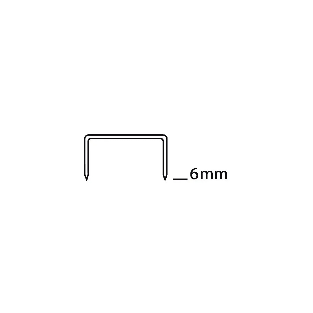 Novus 24/6 Staples – DIN 7405, Galvanized Steel, Box of 1000