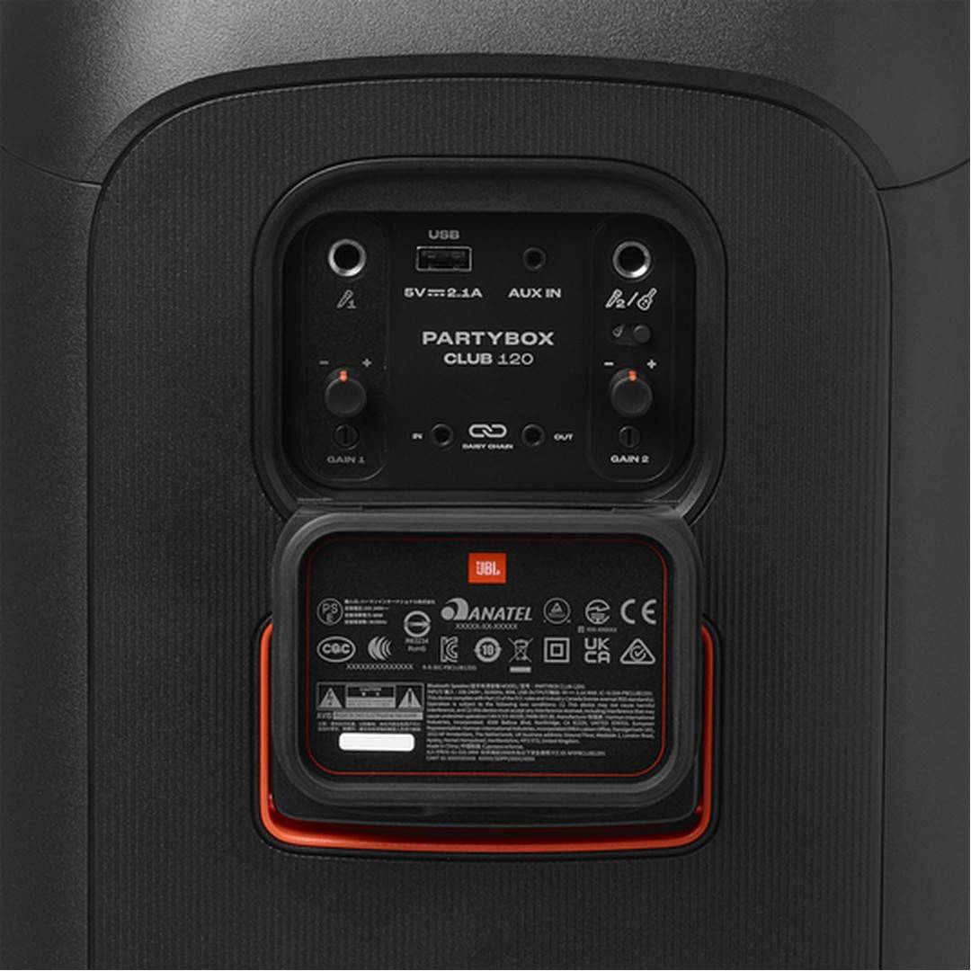 JBL PartyBox Club 120 Portable Party Speaker – 120W, LED Light Show & 12-Hour Battery