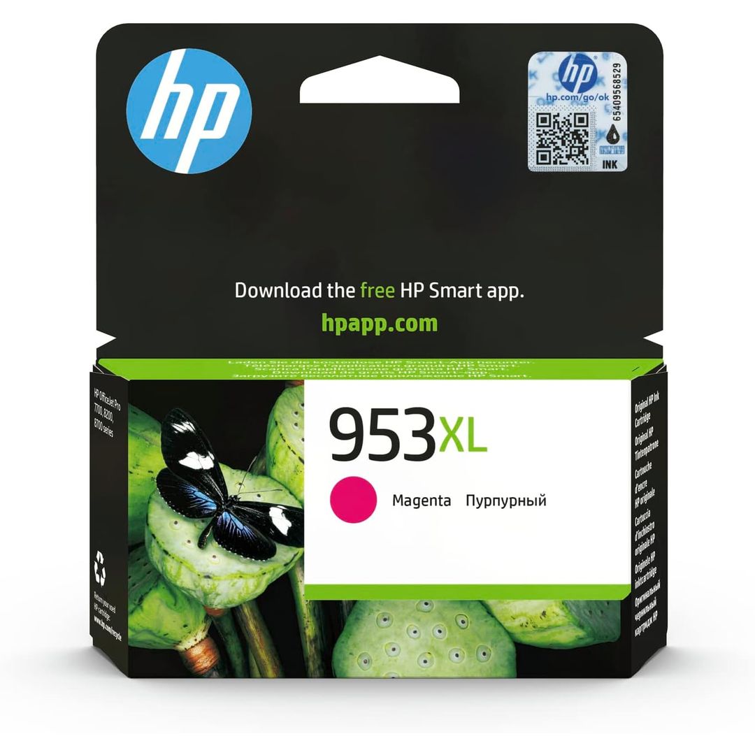 HP 953XL Magenta High Yield Original Ink Cartridge (F6U17AE) – Genuine HP Ink