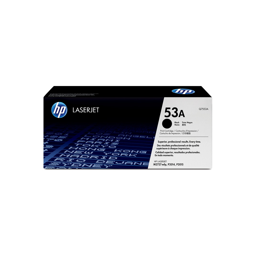 HP 53A Black Original Toner Cartridge (Q7553A) – Genuine HP Toner