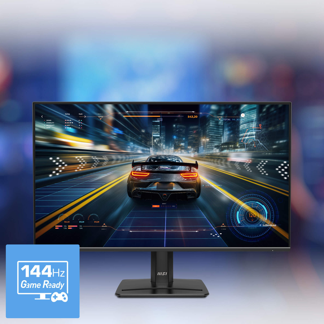 MSI PRO MP272 E14C 27" Business Monitor – FHD IPS, 144Hz, USB-C 15W PD, AMD FreeSync, Speakers