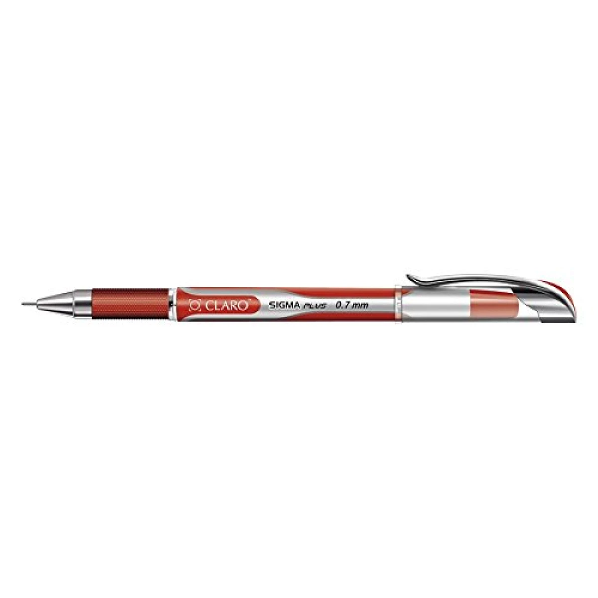 Claro Sigma 0.7mm Needle Point Ball Pen – Vibrant Red Ink